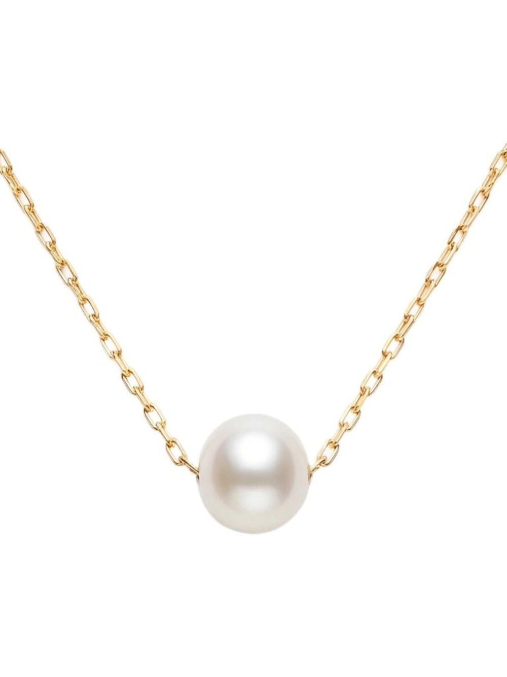 Dainty Freshwater Pearl Necklace, 18K Gold Plated Pendant Jewelry Gift for Women